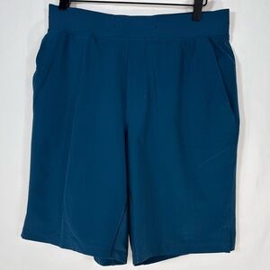 Lululemon Mens Pace Breaker Shorts 9" Inseam  Teal Lagoon Medium Gym Athletic